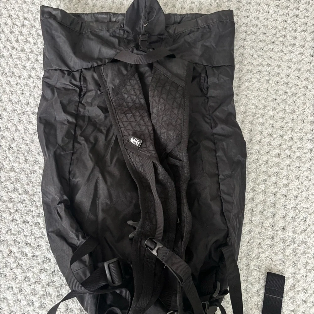 Black Drawstring Backpack - Picture 3 of 16